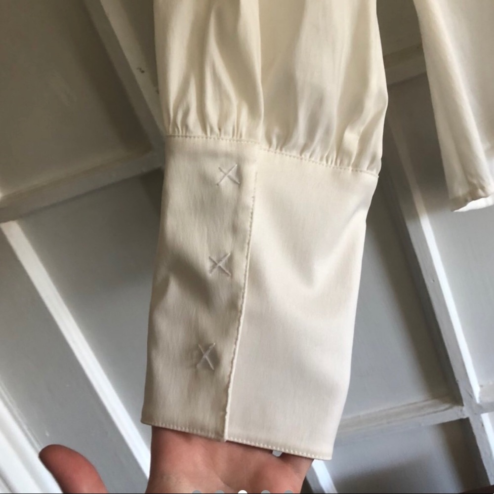 Ruffle shirt white - Picture 3 of 4
